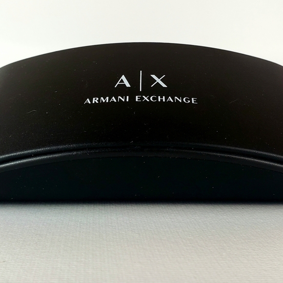 ARMANI Exchange A/X Sunglasses Eyeglass Hard Shell Case Holder Carrier Black - Picture 2 of 4
